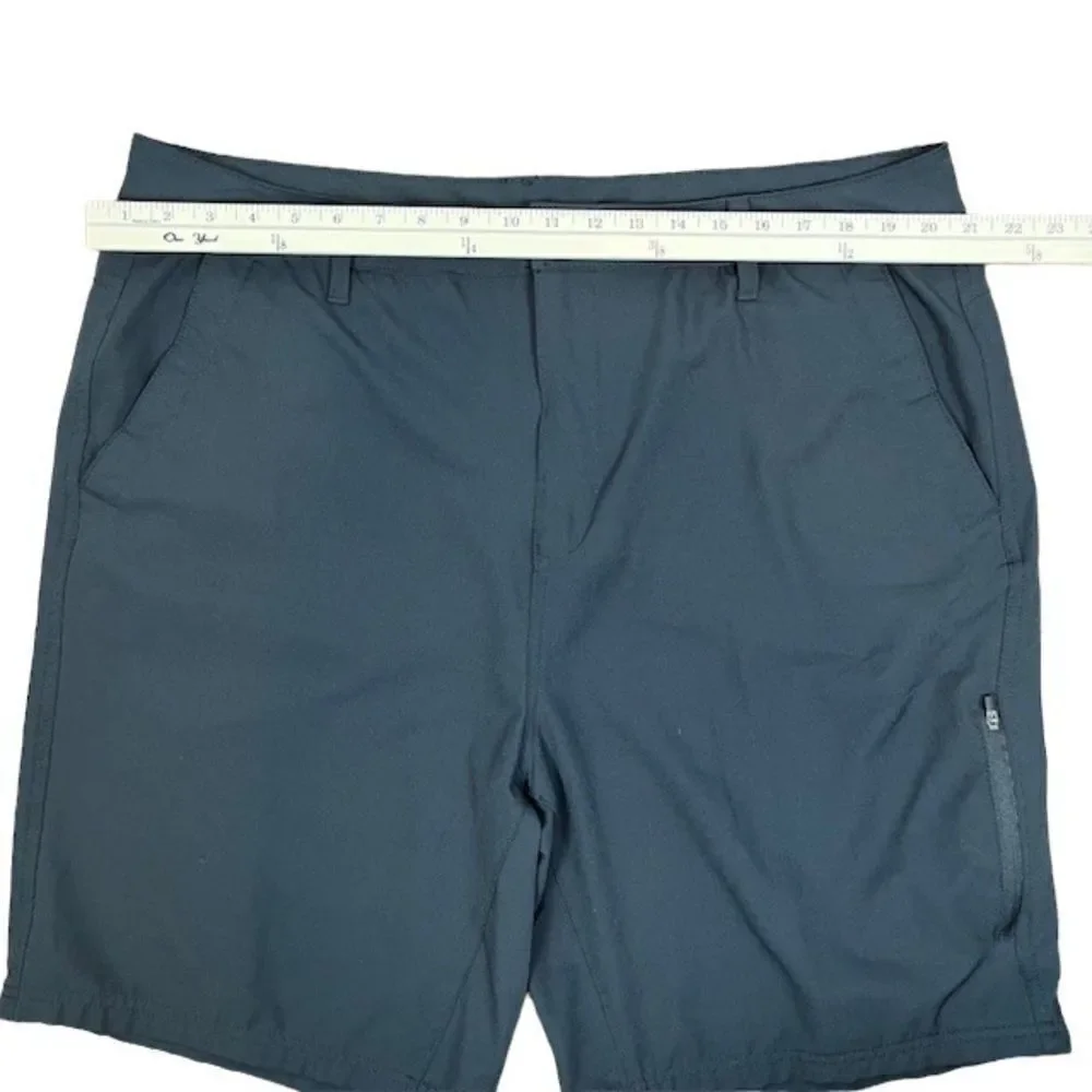 Gerry Men's Performance Pants Black Snap Zipper pockets Interior Drawstring 40‎